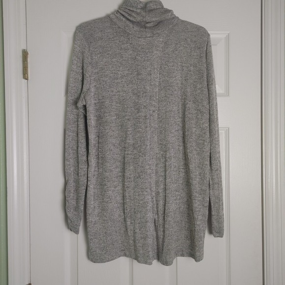 Self Esteem Long Sleeve Turtleneck Split Back Hi-Lo Tunic Top Women's Size XL - Picture 2 of 8